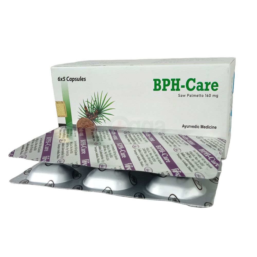 BPH-Care ১৬০ মি.গ্রা. ৩০টি ক্যাপসুল — Index Laboratories Ltd.