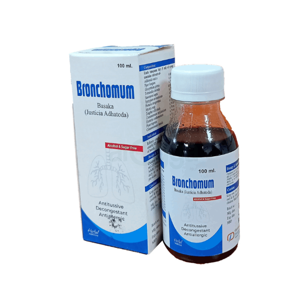 Bronchomum ১০০ মি.লি. বোতল — Optimum Pharmaceuticals HLB