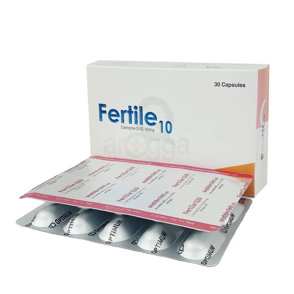 Fertile Q10 ১০০ মি.গ্রা. ৩০টি ক্যাপসুল — Optimum Pharmaceuticals HLB