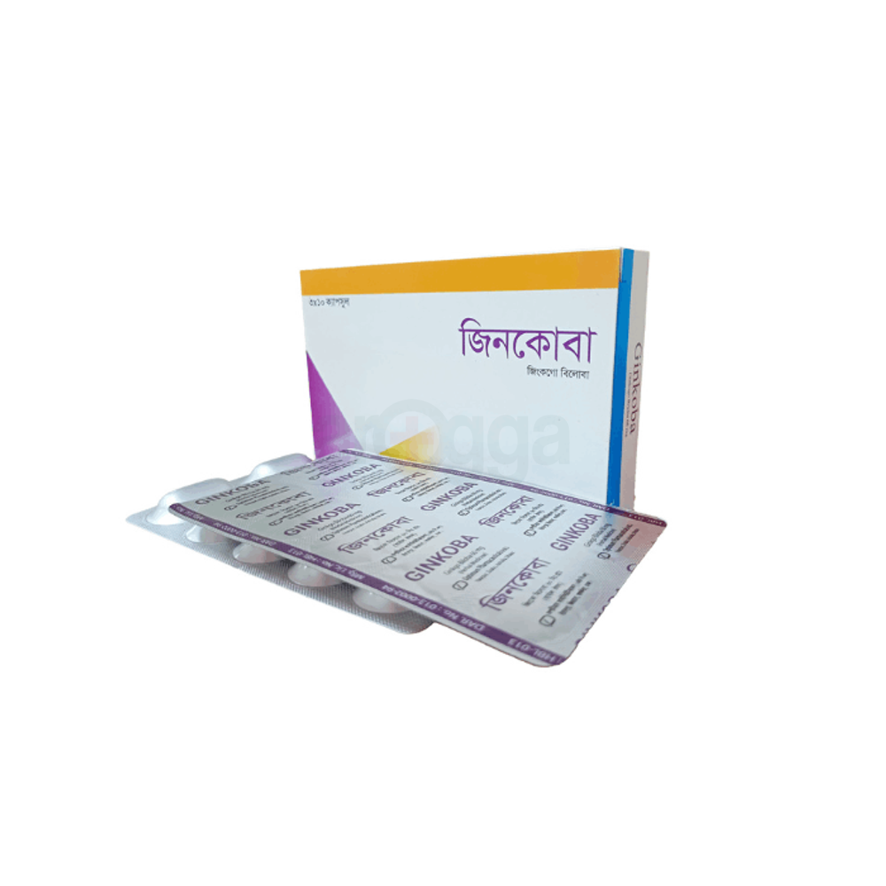 Ginkoba ৬০ মি.গ্রা. ৩০টি ক্যাপসুল — Optimum Pharmaceuticals HLB