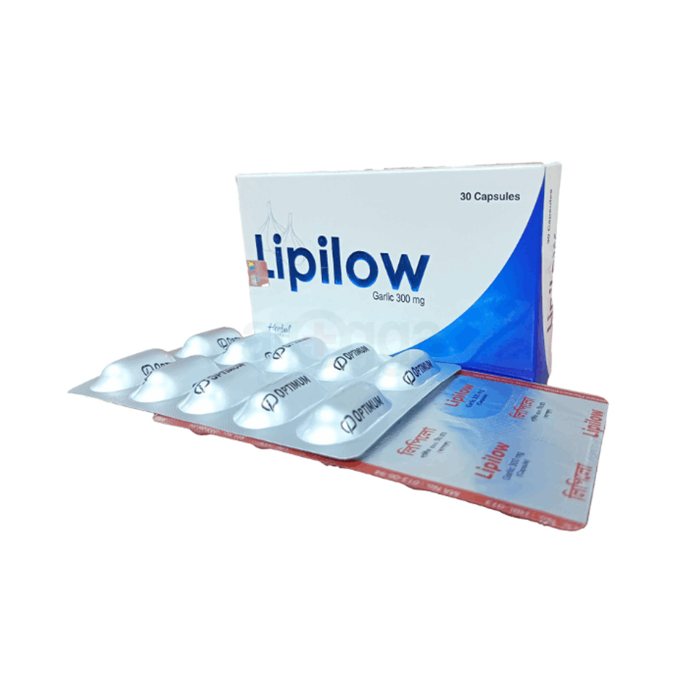 Lipilow ৩০০ মি.গ্রা. ৩০টি ক্যাপসুল — Optimum Pharmaceuticals HLB