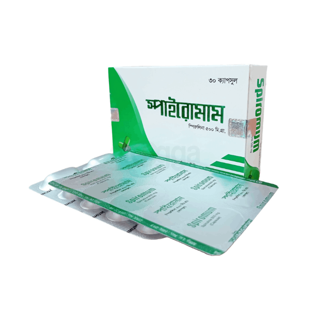 Spiromum ৫০০ মি.গ্রা. ৩০টি ক্যাপসুল — Optimum Pharmaceuticals HLB